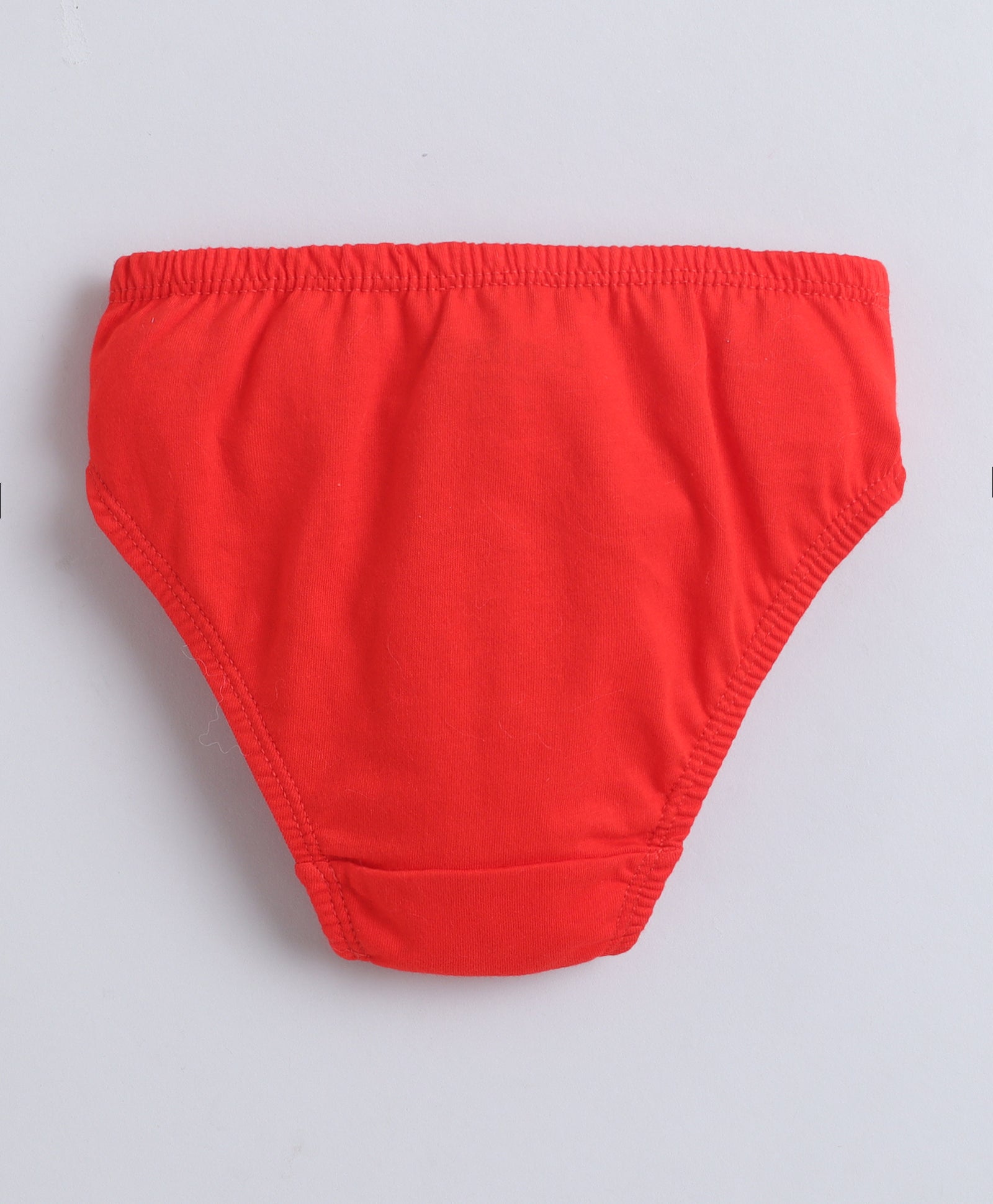 Red & Sky Blue Girls Compact Cotton Panties Pack of 3