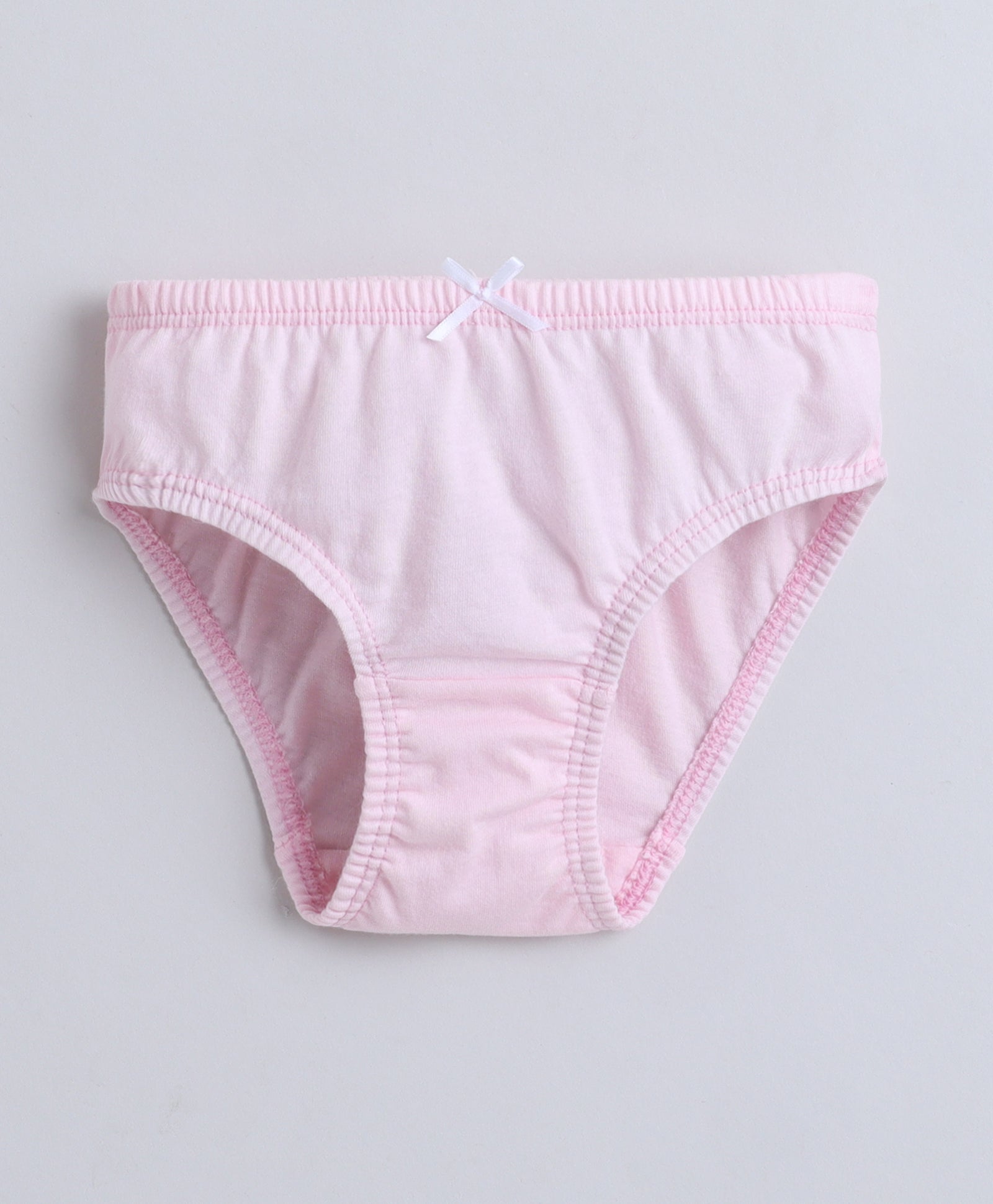 Red & Sky Blue Girls Compact Cotton Panties Pack of 3