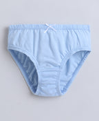 Bumzee Red & Sky Blue Panties, Pack of 3, Compact Cotton