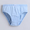 Red & Sky Blue Girls Compact Cotton Panties Pack of 3