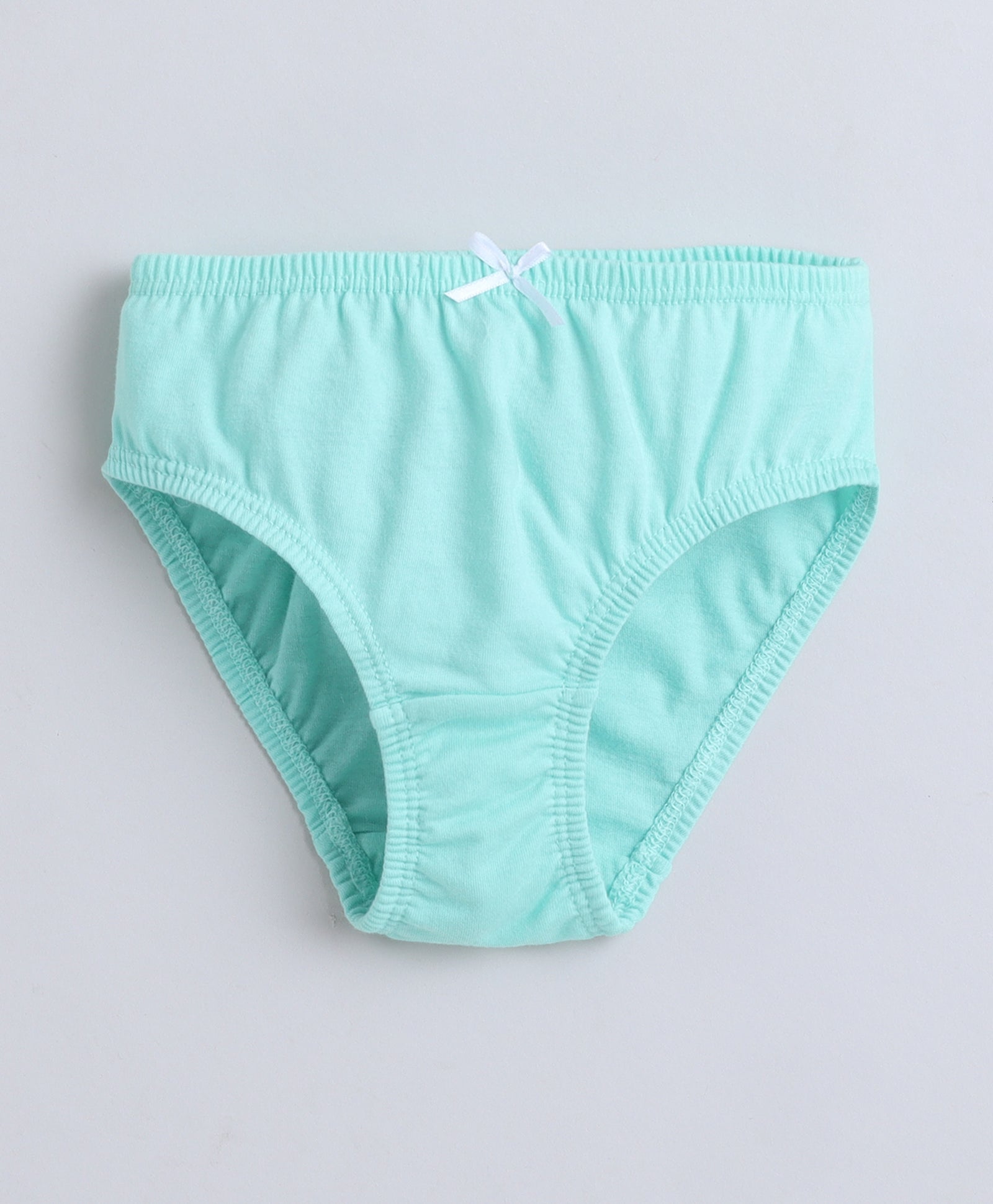 Yellow & Lilac Girls Compact Cotton Panties Pack of 3