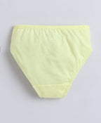 Bumzee Yellow & Lilac Panties, Pack of 3, Compact Cotton