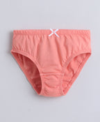 Bumzee Orange & Blue Panties, Pack of 3, Compact Cotton (Style Peb11401)