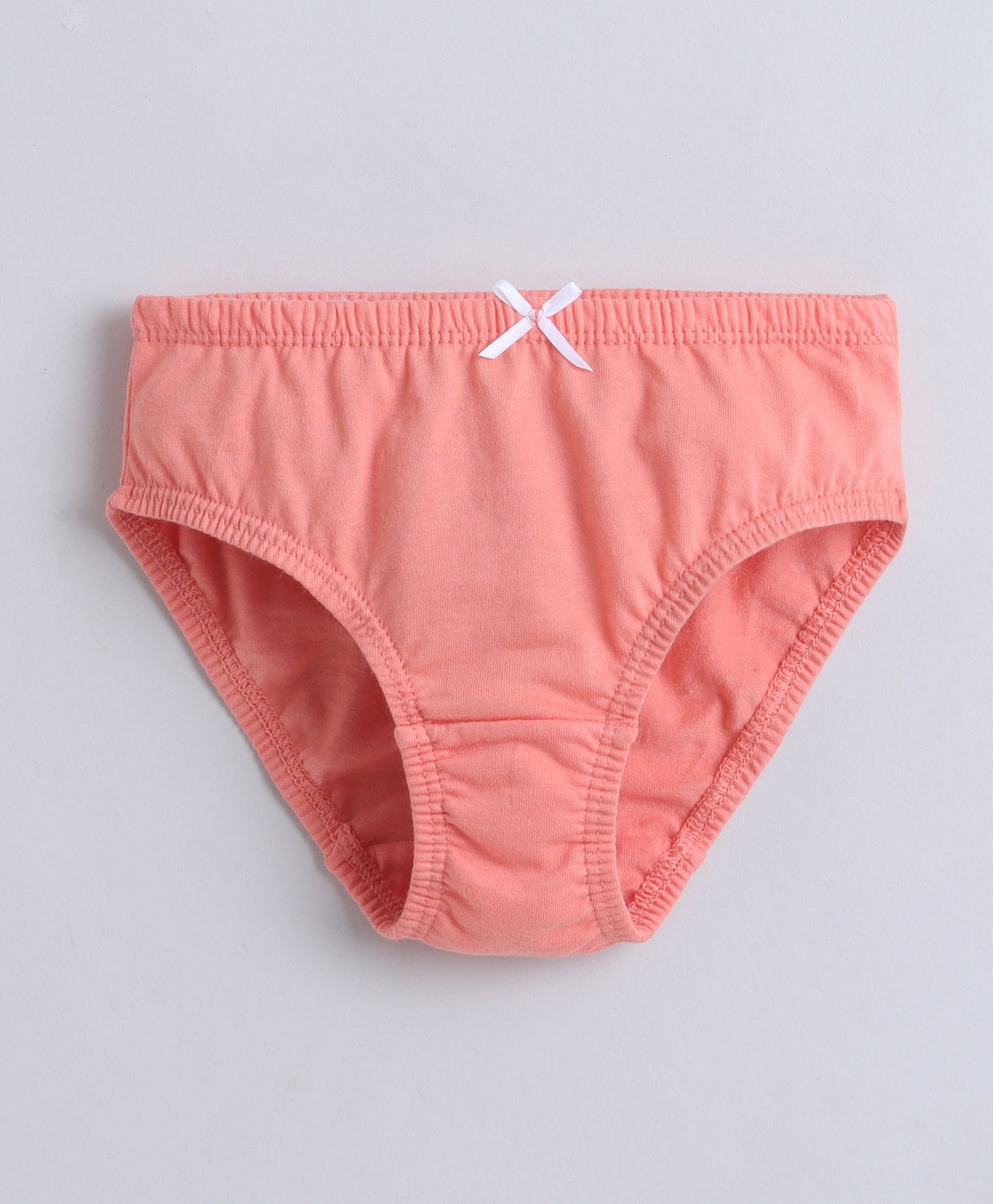 Orange & Blue Girls Compact Cotton Panties Pack of 3