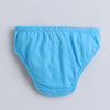 Orange & Blue Girls Compact Cotton Panties Pack of 3