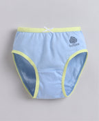 Bumzee Pink & Sky Blue Panties, Pack of 3, Compact Cotton (Style Peb11402)