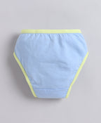 Bumzee Pink & Sky Blue Panties, Pack of 3, Compact Cotton (Style Peb11402)