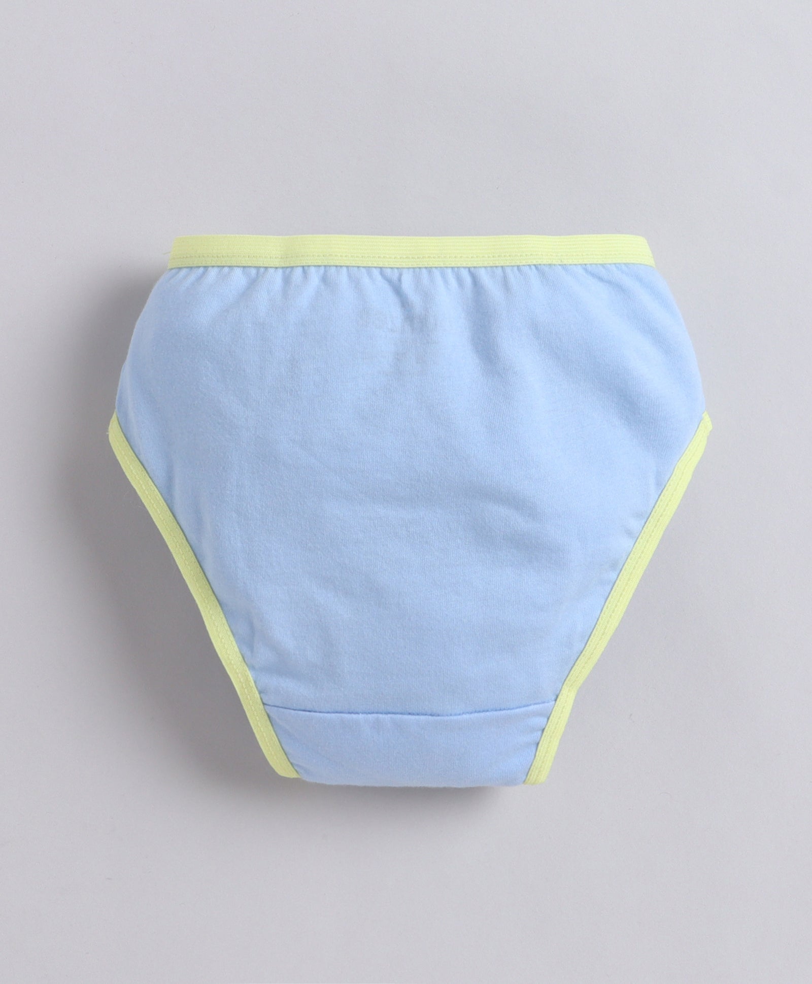 Pink & Sky Blue Girls Compact Cotton Panties Pack of 3