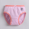 Pink & Sky Blue Girls Compact Cotton Panties Pack of 3