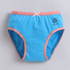Orange & Blue Girls Compact Cotton Panties Pack of 3