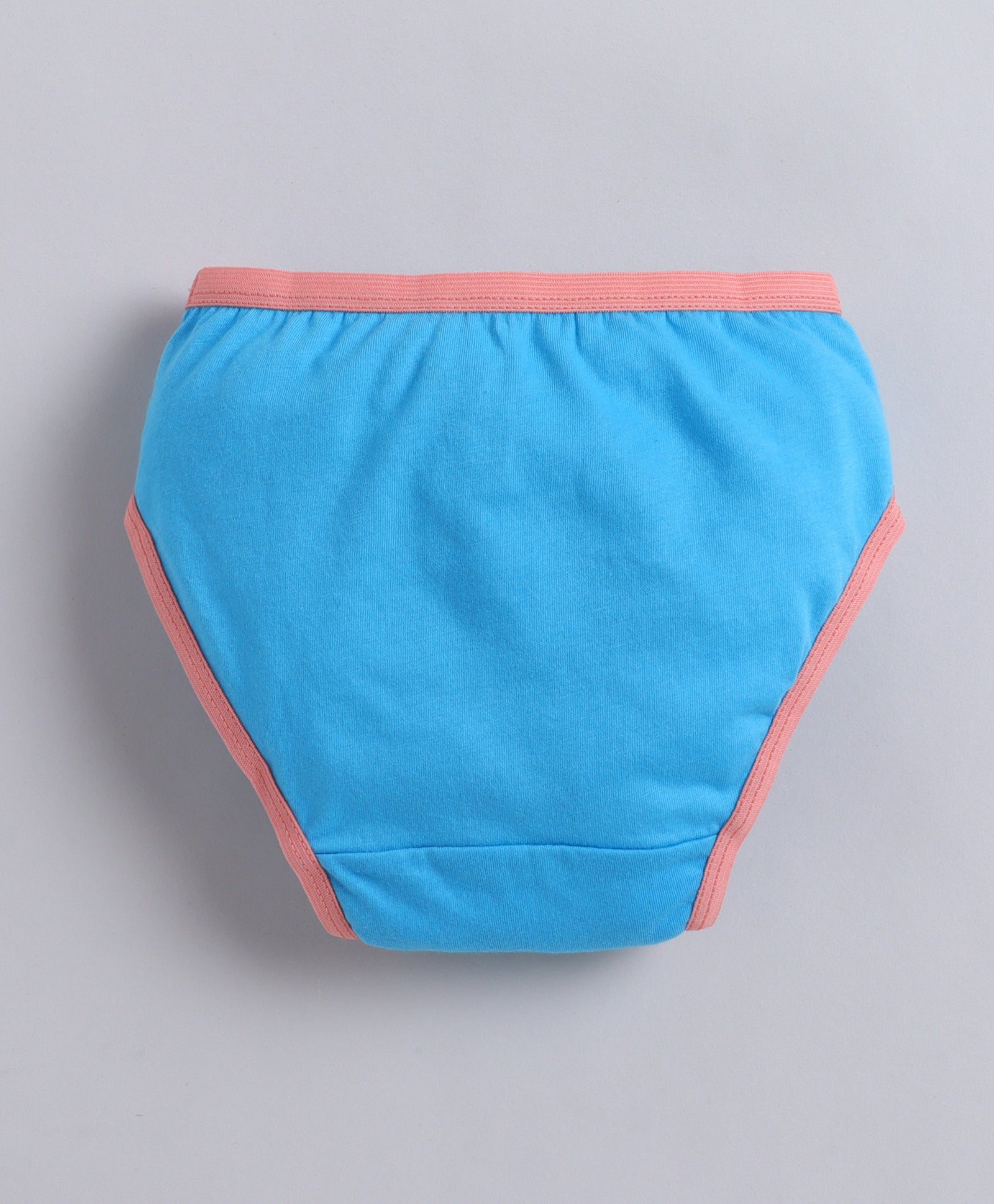 Orange & Blue Girls Compact Cotton Panties Pack of 3