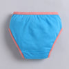 Orange & Blue Girls Compact Cotton Panties Pack of 3