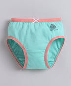 Bumzee Orange & Blue Panties, Pack of 3, Compact Cotton (Style Peb11403)