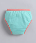 Bumzee Orange & Blue Panties, Pack of 3, Compact Cotton (Style Peb11403)