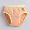 Yellow & Orange Girls Compact Cotton Panties Pack of 3
