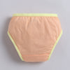 Yellow & Orange Girls Compact Cotton Panties Pack of 3