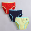 Red & Yellow Girls Compact Cotton Panties Pack of 3