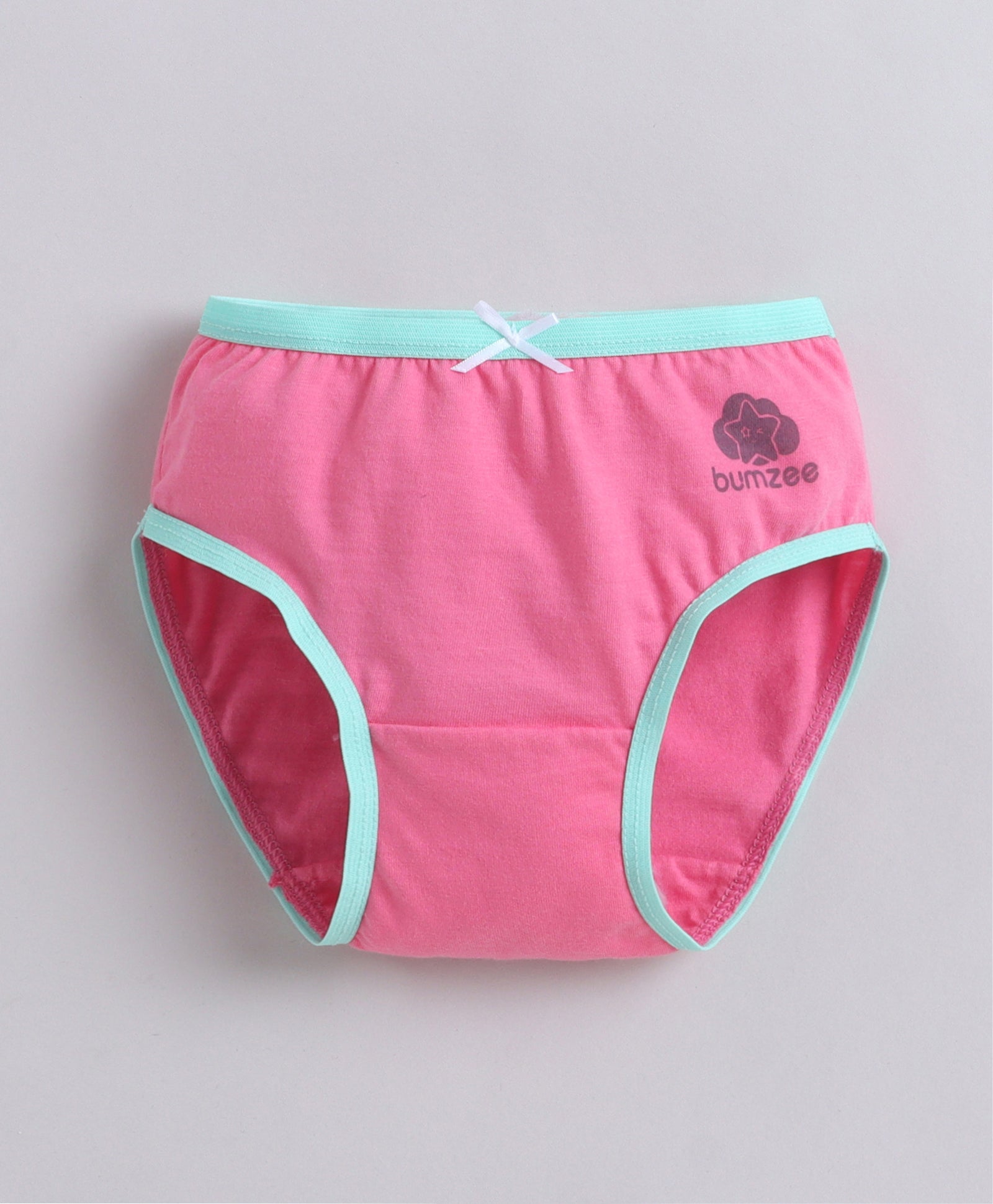 Pink & Navy Girls Compact Cotton Panties Pack of 3