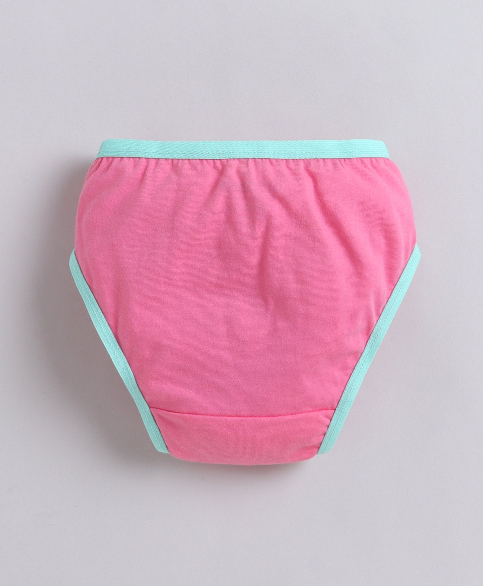 Pink & Navy Girls Compact Cotton Panties Pack of 3