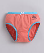 Bumzee Pink & Navy Panties, Pack of 3, Compact Cotton