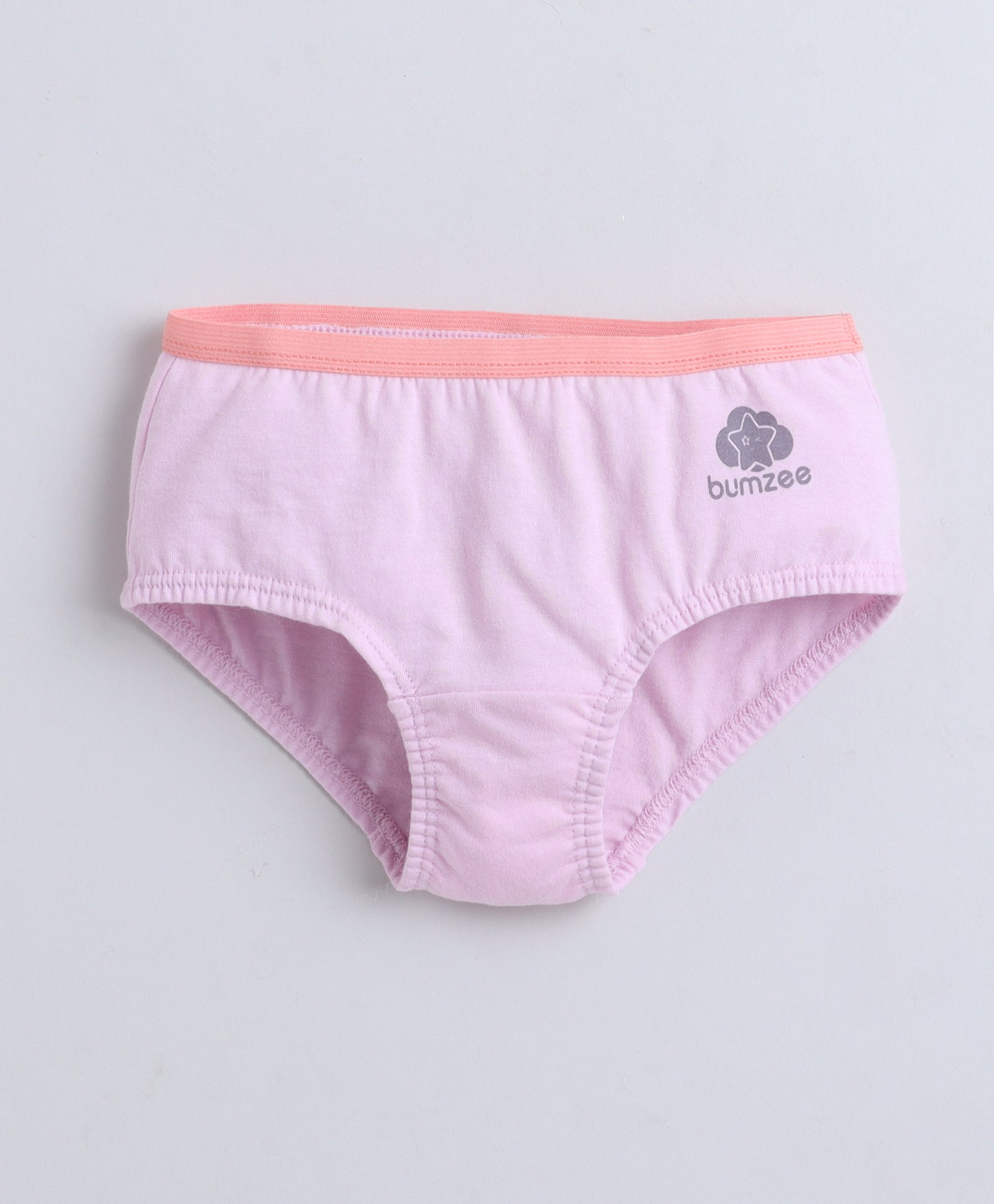 Pink & Lilac Girls Compact Cotton Hipster Pack of 3
