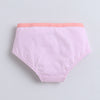 Pink & Lilac Girls Compact Cotton Hipster Pack of 3
