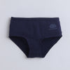 Navy & Lilac Girls Compact Cotton Hipster Pack of 3