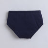 Navy & Lilac Girls Compact Cotton Hipster Pack of 3