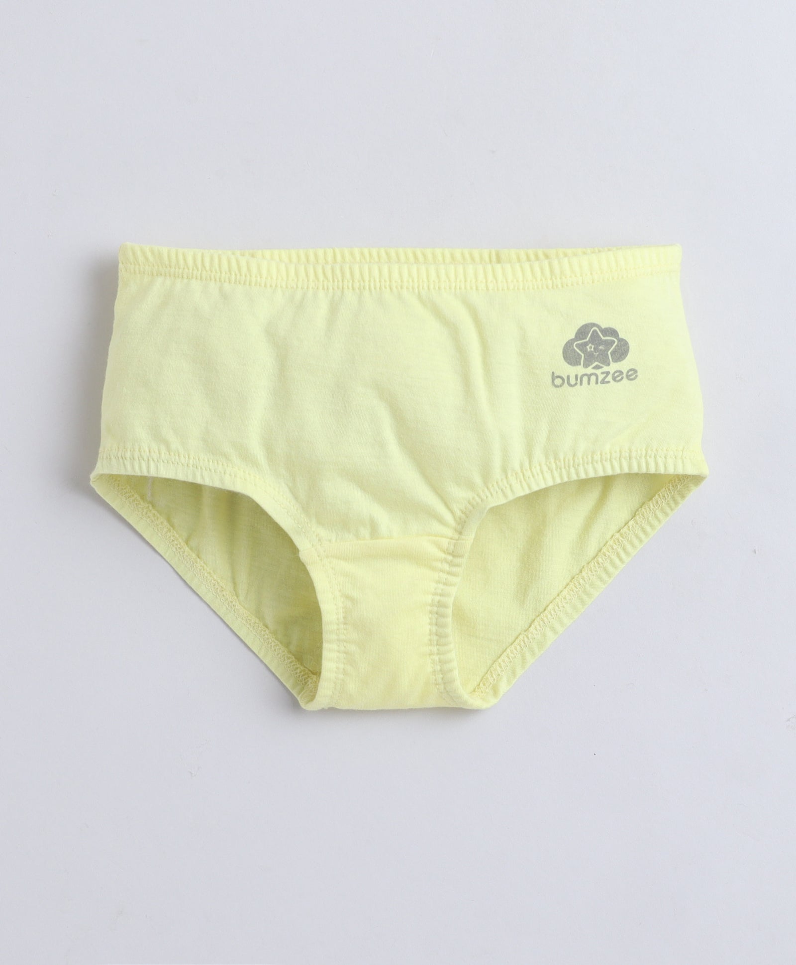 Yellow & Sky Blue Girls Compact Cotton Hipster Pack of 3