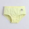 Yellow & Sky Blue Girls Compact Cotton Hipster Pack of 3
