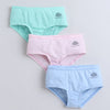 Pink & Sky Blue Girls Compact Cotton Hipster Pack of 3