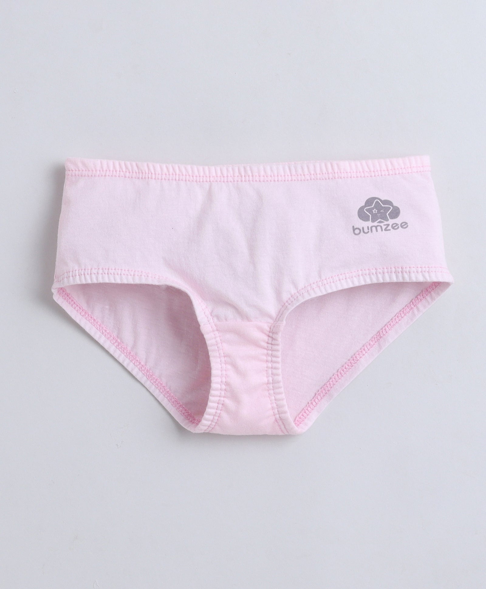 Pink & Sky Blue Girls Compact Cotton Hipster Pack of 3