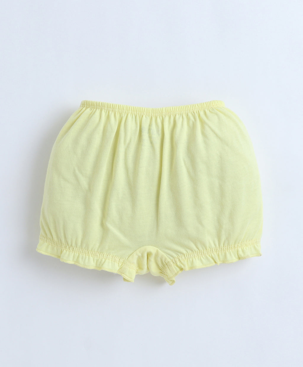 Bumzee Pink & Yellow Bloomers, Pack of 3, Compact Cotton