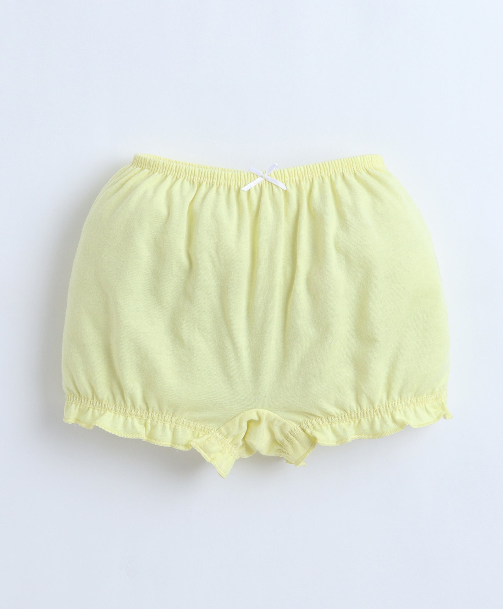 Pink & Yellow Girls Compact Cotton Bloomers Pack of 3