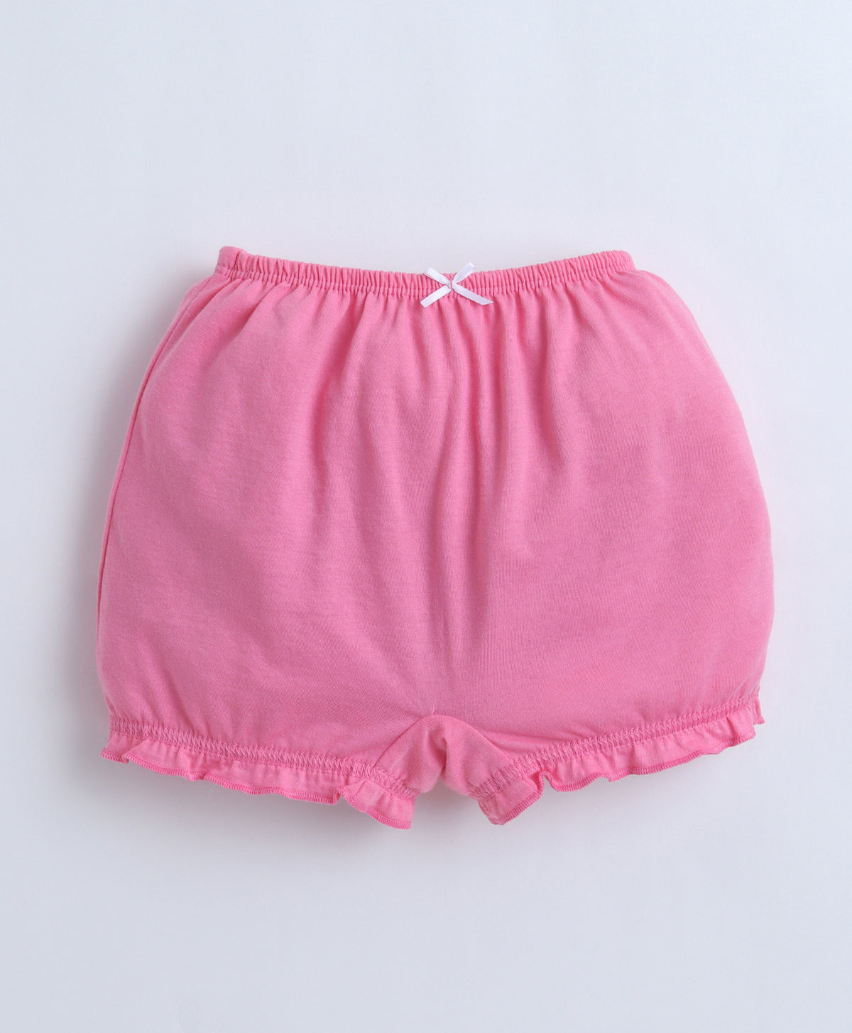 Bumzee Pink & Yellow Bloomers, Pack of 3, Compact Cotton