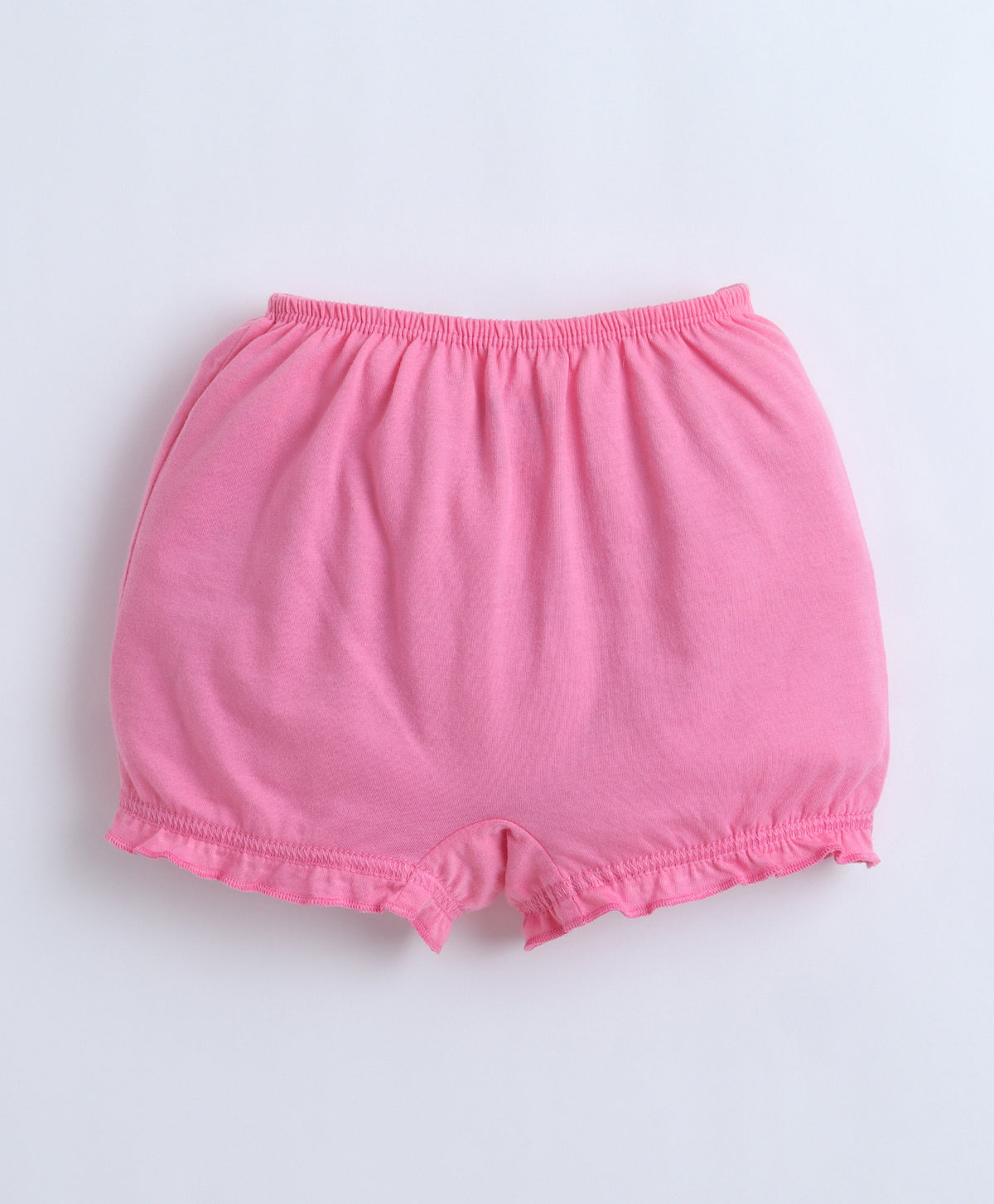 Bumzee Pink & Yellow Bloomers, Pack of 3, Compact Cotton