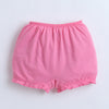 Pink & Yellow Girls Compact Cotton Bloomers Pack of 3