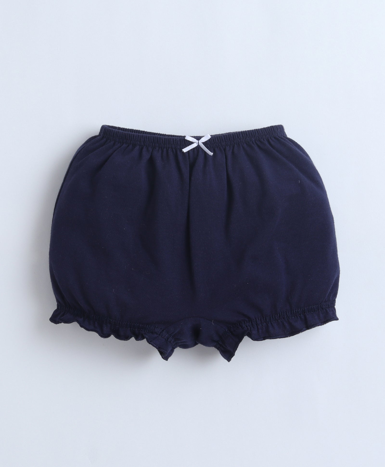 Navy & Mint Green Girls Compact Cotton Bloomers Pack of 3