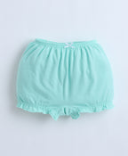 Bumzee Navy & Mint Green Bloomers, Pack of 3, Compact Cotton
