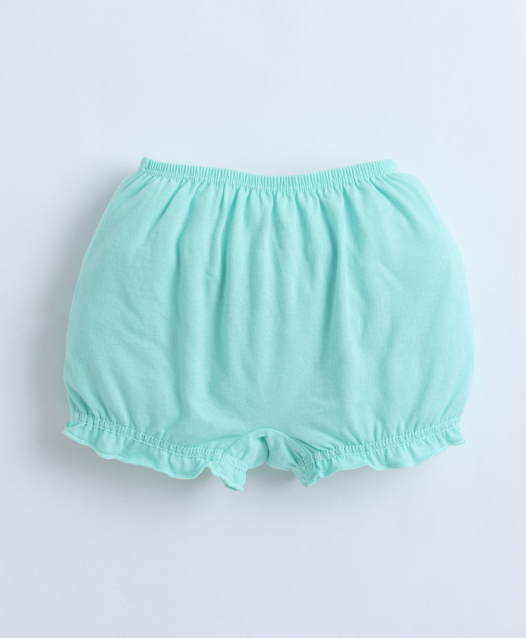 Bumzee Navy & Mint Green Bloomers, Pack of 3, Compact Cotton