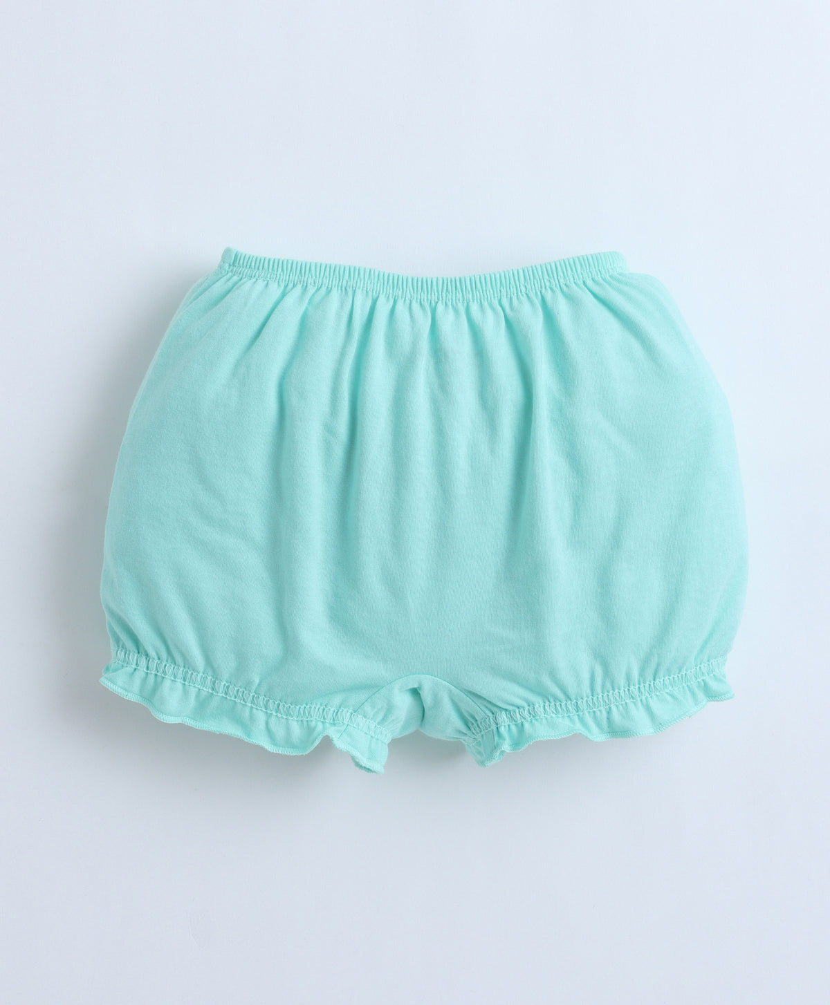Bumzee Navy & Mint Green Bloomers, Pack of 3, Compact Cotton