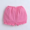 Orange & Pink Girls Compact Cotton Bloomers Pack of 3