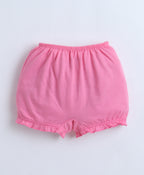 Bumzee Orange & Pink Bloomers, Pack of 3, Compact Cotton