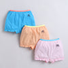 Blue & Pink Girls Compact Cotton Bloomers Pack of 3