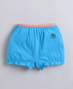 Bumzee Blue & Pink Bloomers, Pack of 3, Compact Cotton