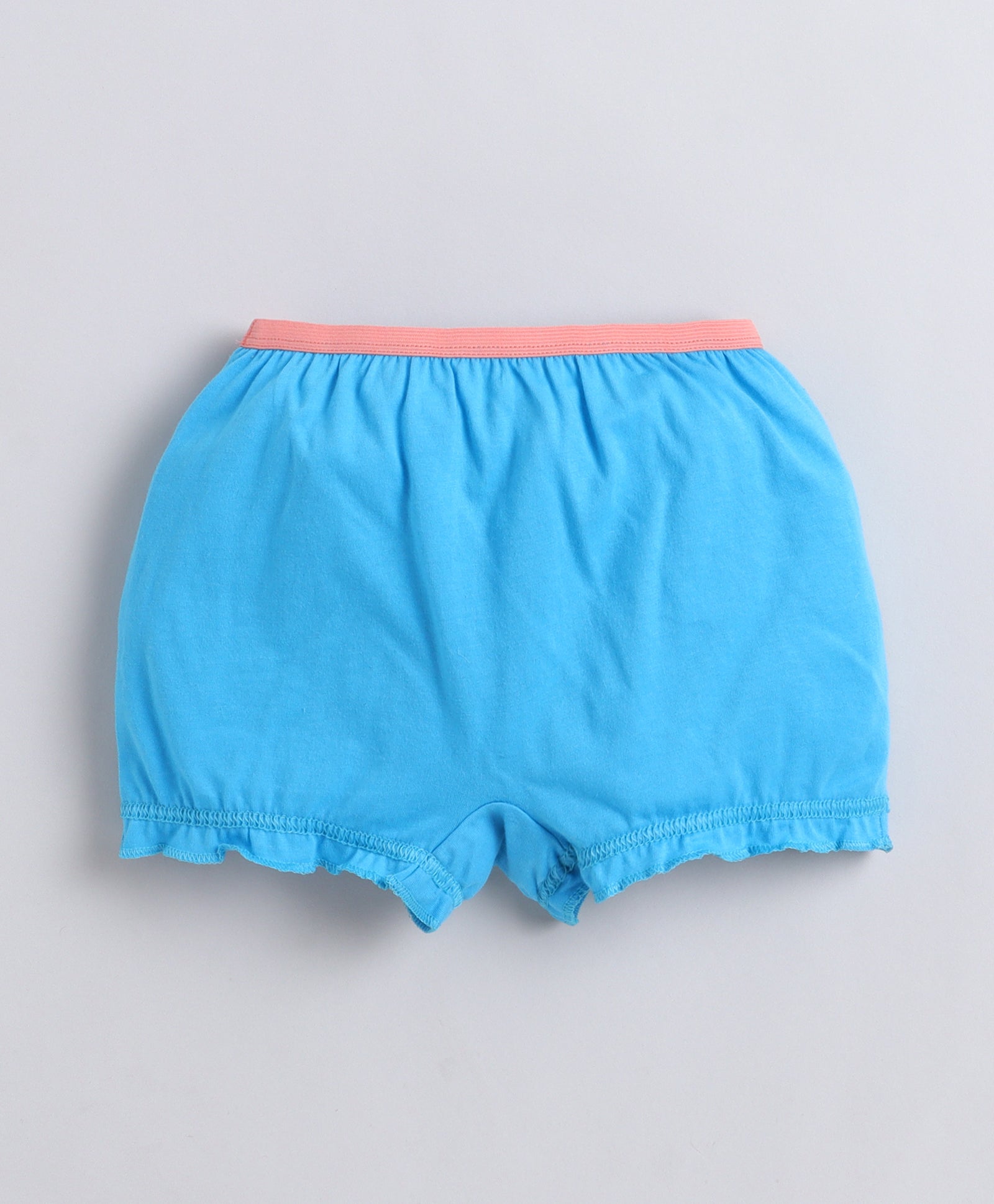 Blue & Pink Girls Compact Cotton Bloomers Pack of 3