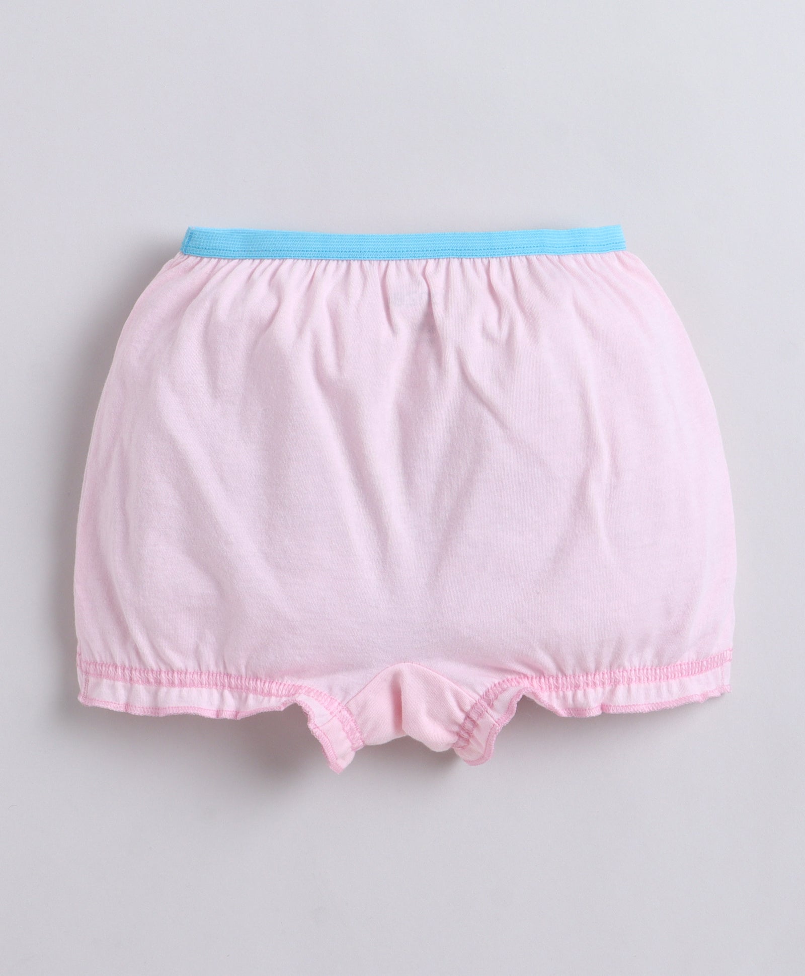Blue & Pink Girls Compact Cotton Bloomers Pack of 3