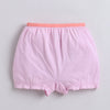 Sky Blue & Peach Girls Compact Cotton Bloomers Pack of 3