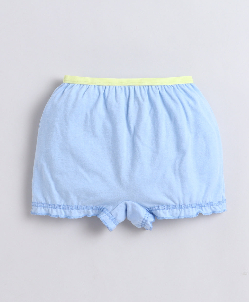 Bumzee Sky Blue & Peach Bloomers, Pack of 3, Compact Cotton