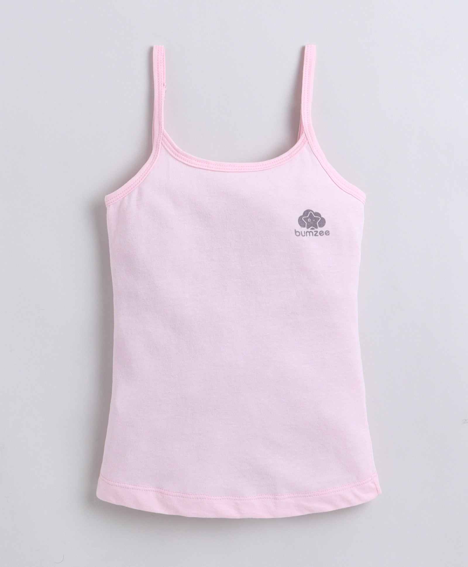 Pink & Navy Girls Cotton Camisole Slip Pack of 3
